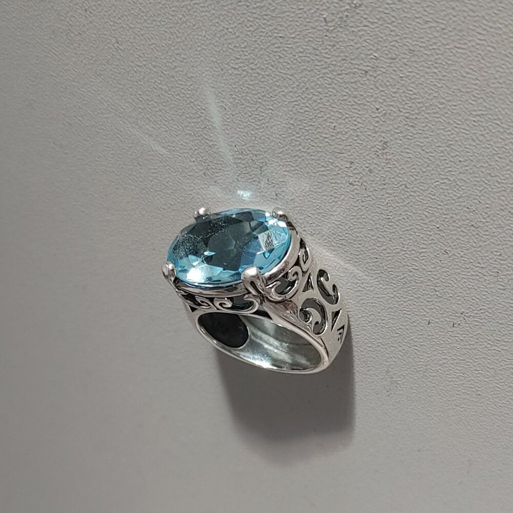 SILPADA 'Blue Cove' .925 Silver Ring. Size Approx. 7